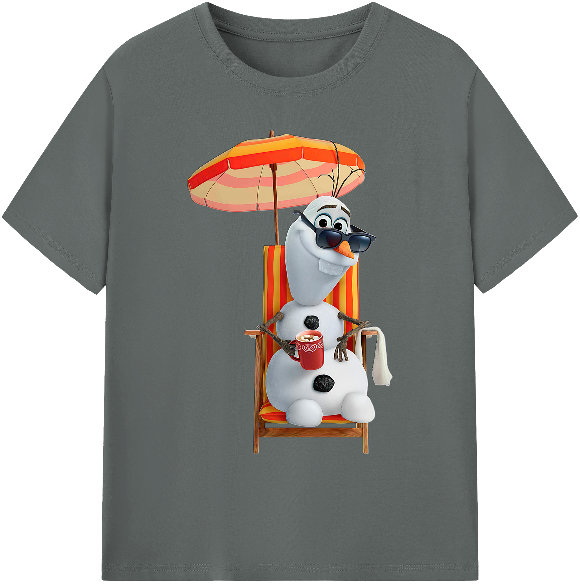 （画像用） アナと雪の女王 アンナ エルサ Frozen Anna Elsa 綿100％ メンズ半袖Tシャツ｜肌触りやわらか＆通気性